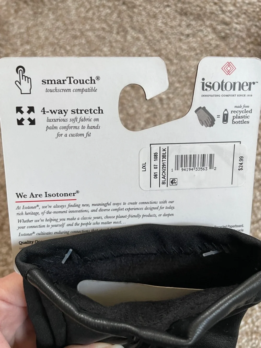 NWT Isotoner Gloves - Picture 3 of 6